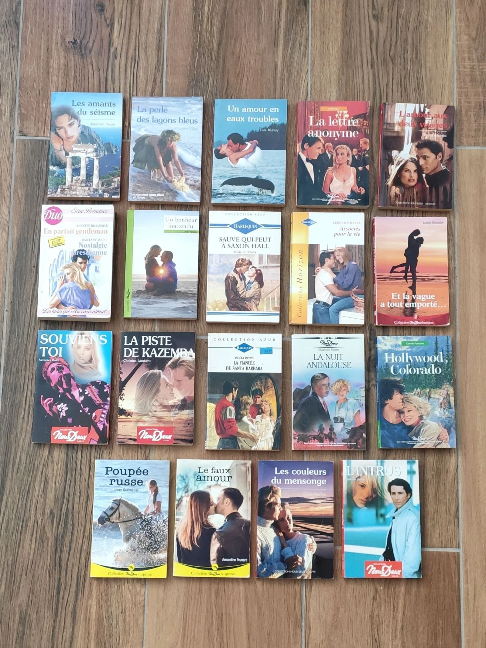 Lot livres romance 